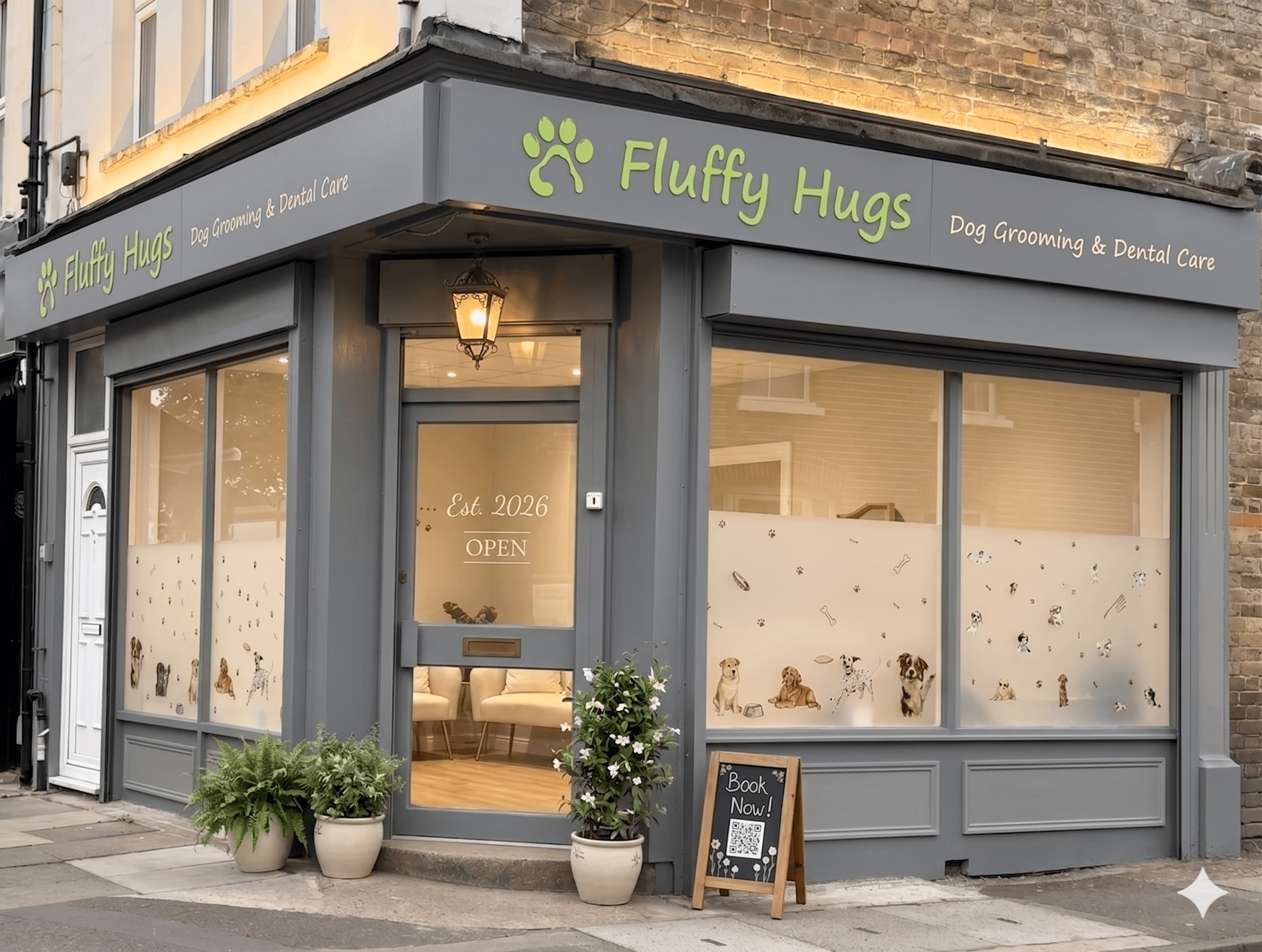Fluffy Hugs on Cowley Road, Uxbridge — dog grooming and dental care